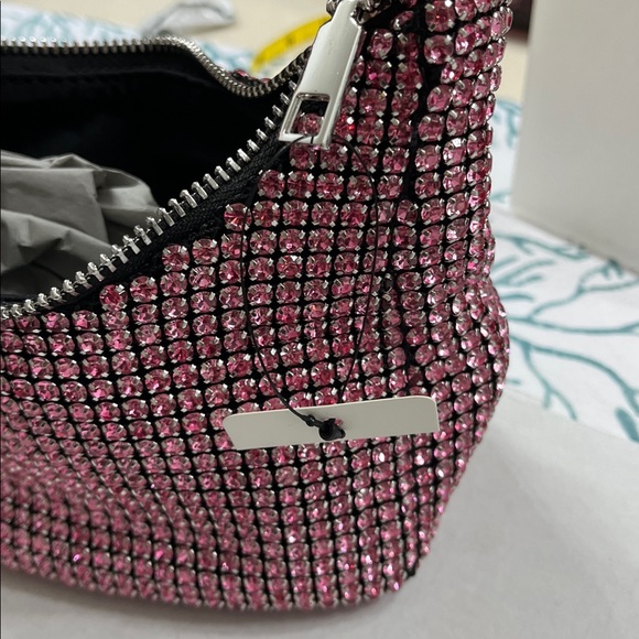 Adorable Pink Rhinestone Mini Handbag - Picture 3 of 7